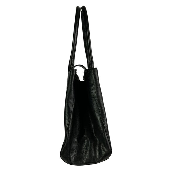Kate Spade Anisha Chrystie black butter-soft leather tote bag gold-tone hardware - Picture 5 of 13